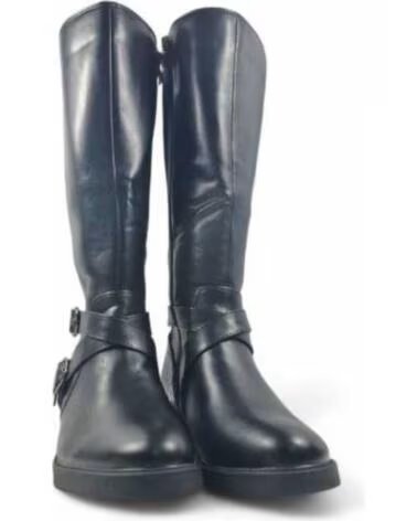TIMBOS BOTA PLANA DE MUJER 132107 NEGRO