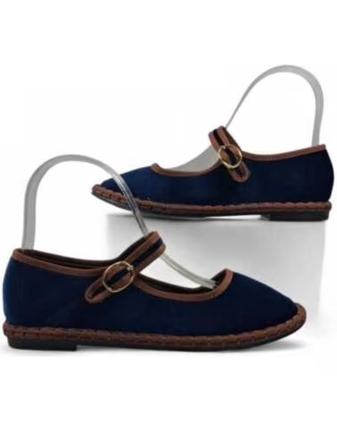 TIMBOS SAPATOS MARY JANE PLANOS FEMININOS 132157 MARINHO MARINO