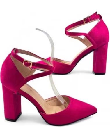 TIMBOS TACÓN VESTIR MUJER FUCSIA 132170 FUXIA