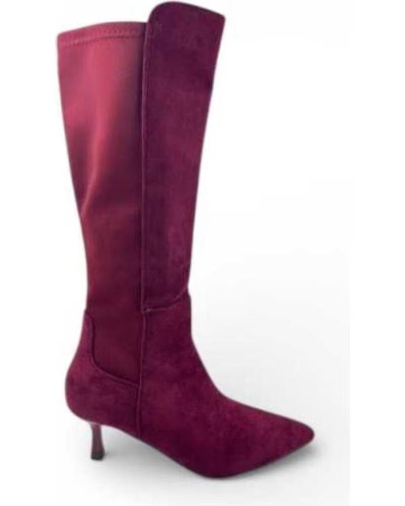 TIMBOS BOTTES À TALON POUR FEMME COULEUR VIN 132195 VINO
