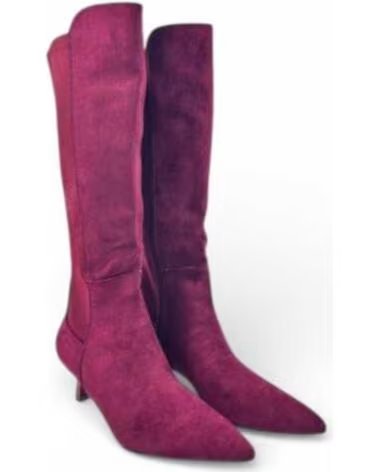 TIMBOS BOTTES À TALON POUR FEMME COULEUR VIN 132195 VINO