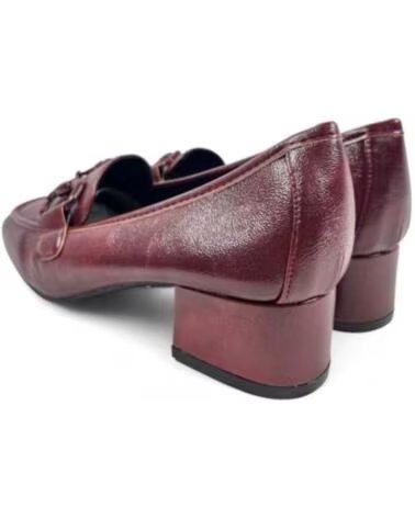 TIMBOS MOCCASIN TALON HABILLÉ 132205 VINO