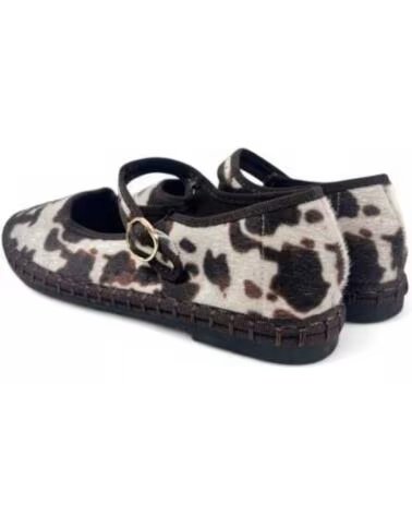 TIMBOS BALLERINE STRINGATE MUCCA 132232 BIANCO NERO BLANCO - NEGRO