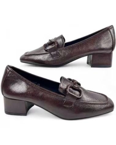 TIMBOS MOCASSINS DE SALTO FORMAL 132203 MARRON
