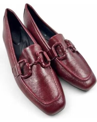 TIMBOS MOCCASIN TALON HABILLÉ 132205 VINO