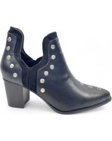 TIMBOS BOTINS COWBOY MULHER PRETO 132223 NEGRO
