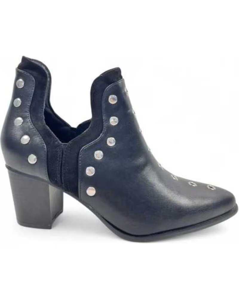 TIMBOS BOTINS COWBOY MULHER PRETO 132223 NEGRO