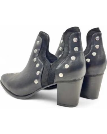 TIMBOS BOTINS COWBOY MULHER PRETO 132223 NEGRO