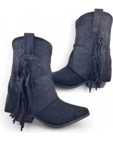 TIMBOS DAMEN WESTERNSTIEFELETTE 132222 NEGRO