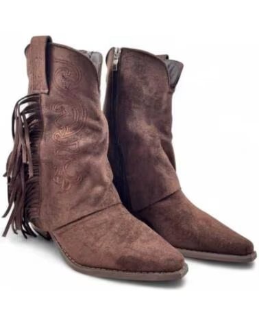 TIMBOS DAMEN COWBOY STIEFELETTE BRAUN 132220 CAFE