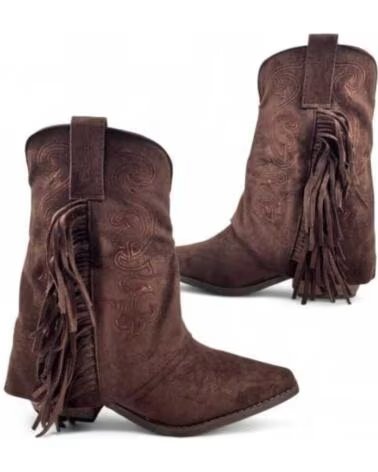 TIMBOS DAMEN COWBOY STIEFELETTE BRAUN 132220 CAFE