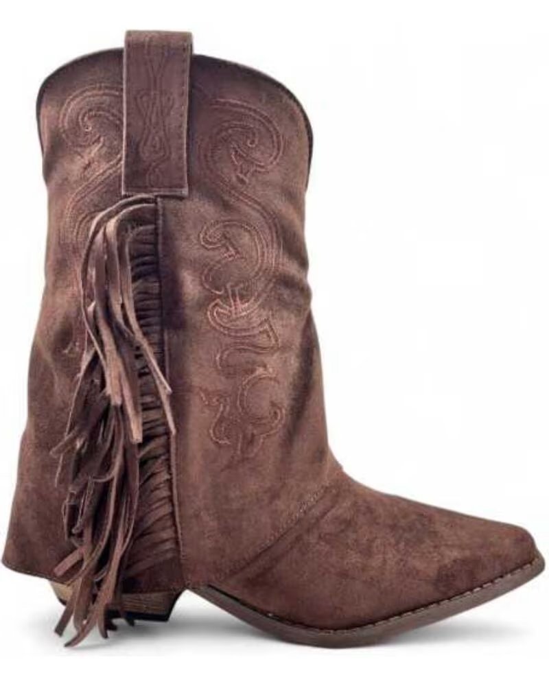 TIMBOS DAMEN COWBOY STIEFELETTE BRAUN 132220 CAFE