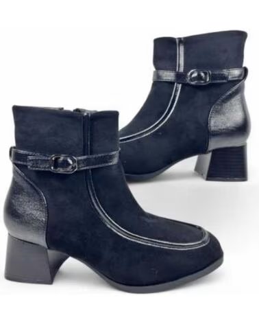 BOTINS DE SALTO TIMBOS 132212 PRETO NEGRO