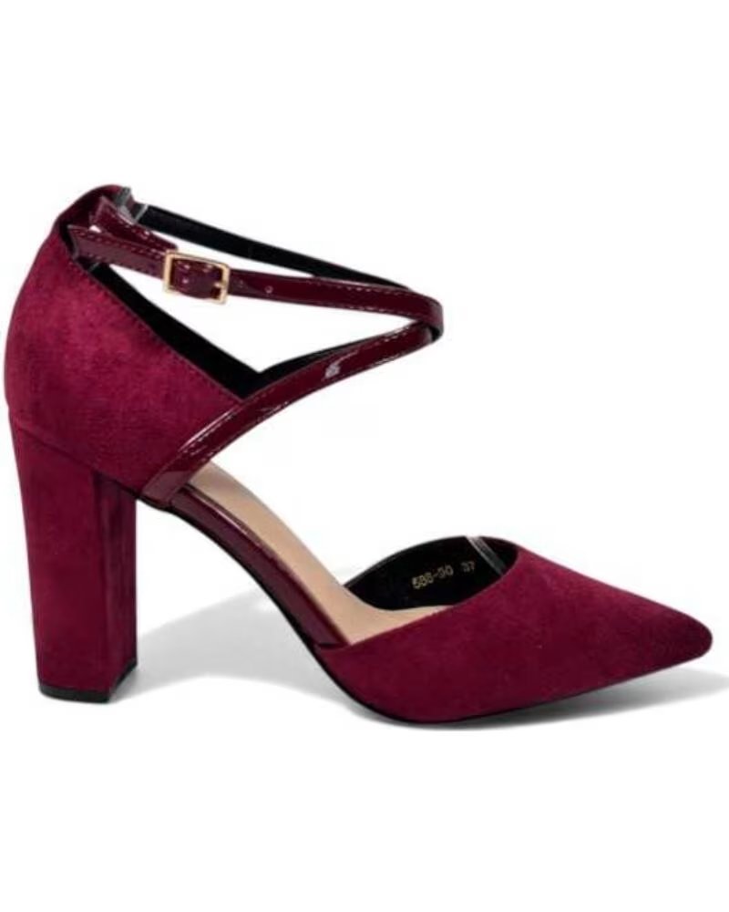 TIMBOS SALTO ALTO VESTIR MULHER VINHO 132332 VINO