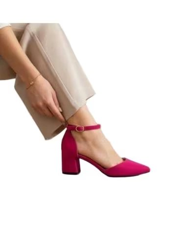 SAPATOS DE SALTO ELEGANTES PARA MULHER TIMBOS 132329 FÚCSIA FUXIA