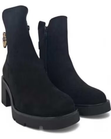 TIMBOS BOTA SALTO PLATAFORMA MULHER PRETO 132316 NEGRO