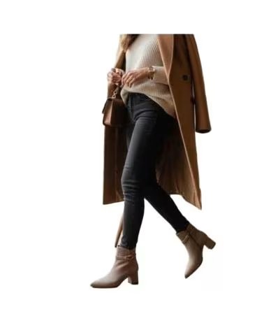 TIMBOS BOTTINES À TALONS FEMME KAKI 132312