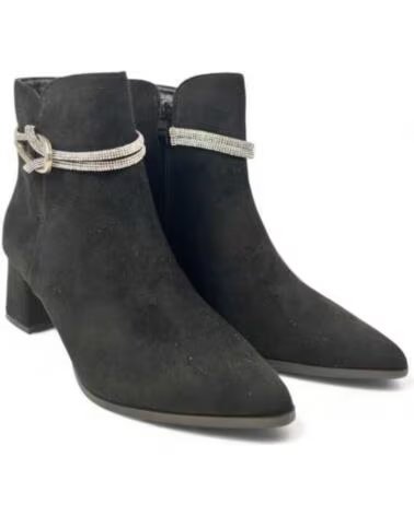 TIMBOS DAMEN STIEFELETTEN MIT ABSATZ 132313 NEGRO