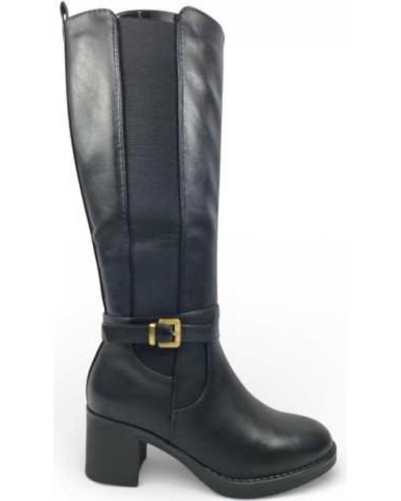 TIMBOS BOTAS DE SALTO ALTO PARA MULHER PRETO 132414 NEGRO