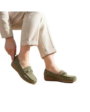 TIMBOS MOCASSIM CUNHA MULHER 132430 VERDE