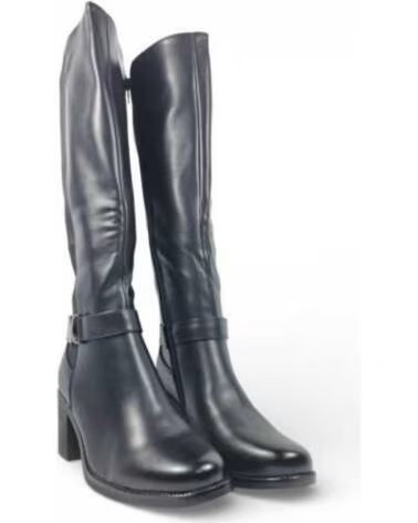 TIMBOS BOTA DE SALTO PARA MULHER PRETO 132409 NEGRO