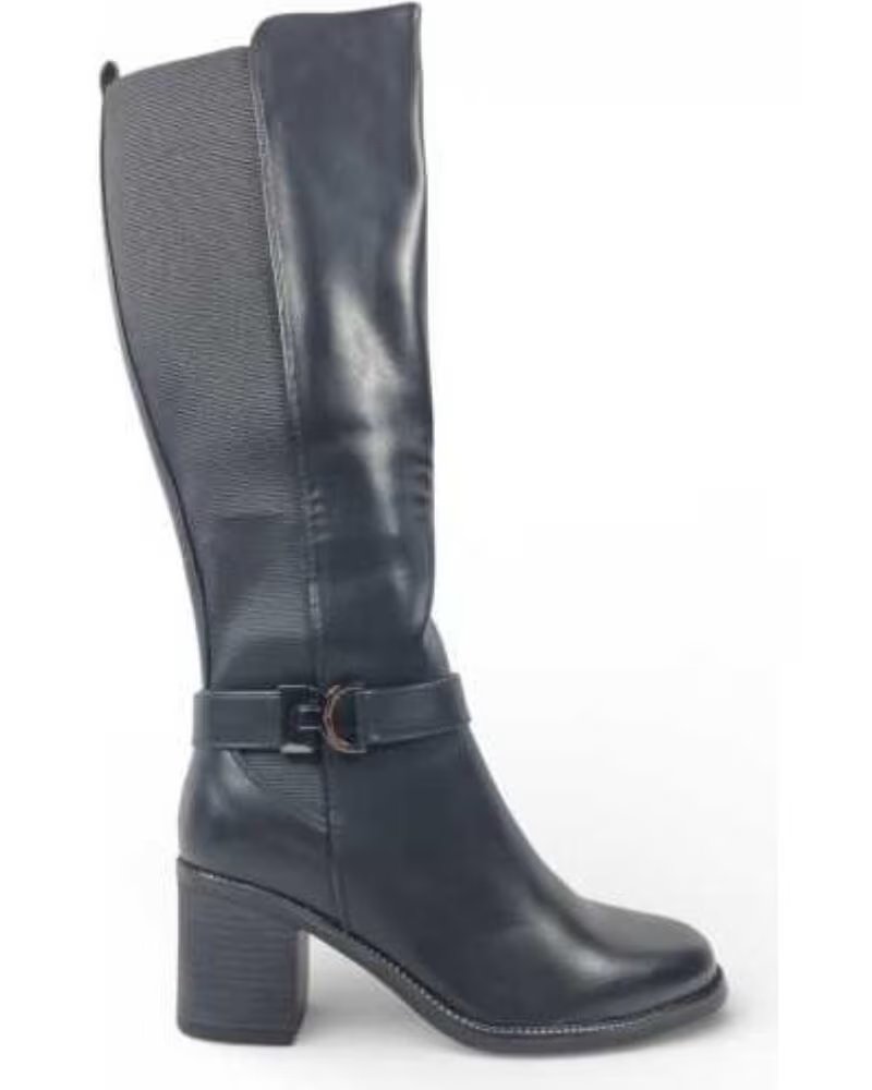 TIMBOS BOTA DE SALTO PARA MULHER PRETO 132409 NEGRO