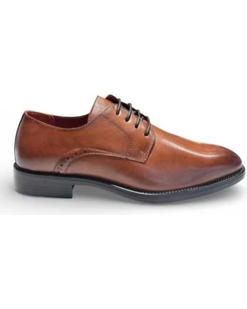 TIMBOS SAPATO SOCIAL MASCULINO COURO 132475 MARROM MARRON