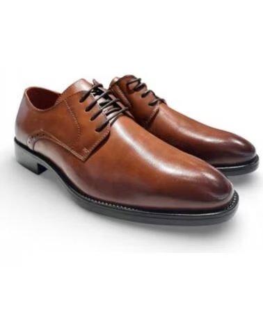 TIMBOS SAPATO SOCIAL MASCULINO COURO 132475 MARROM MARRON