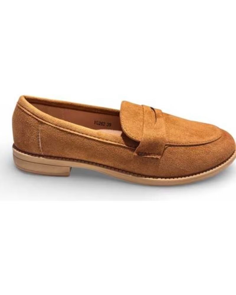 TIMBOS MOCASSINS PLANOS DE MULHER 132439 CAMEL