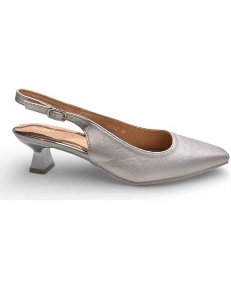 TIMBOS SALTO SLINGBACK DE MULHER COR PRATA 132422 PLATA