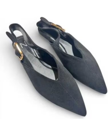 TIMBOS SANDÁLIA MULE PLANA FEMININA PRETO 132528 NEGRO