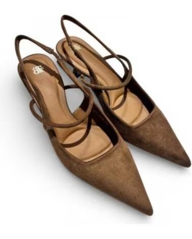 TIMBOS SALTO ALTO VESTIR MULHER CASTANHO 132506 MARRON