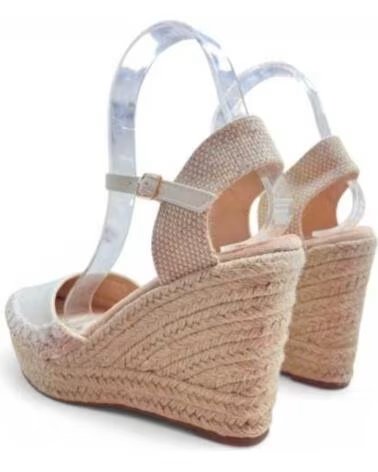 TIMBOS SANDÁLIA CUNHA ESPARTO MULHER BRANCO 132549 BLANCO