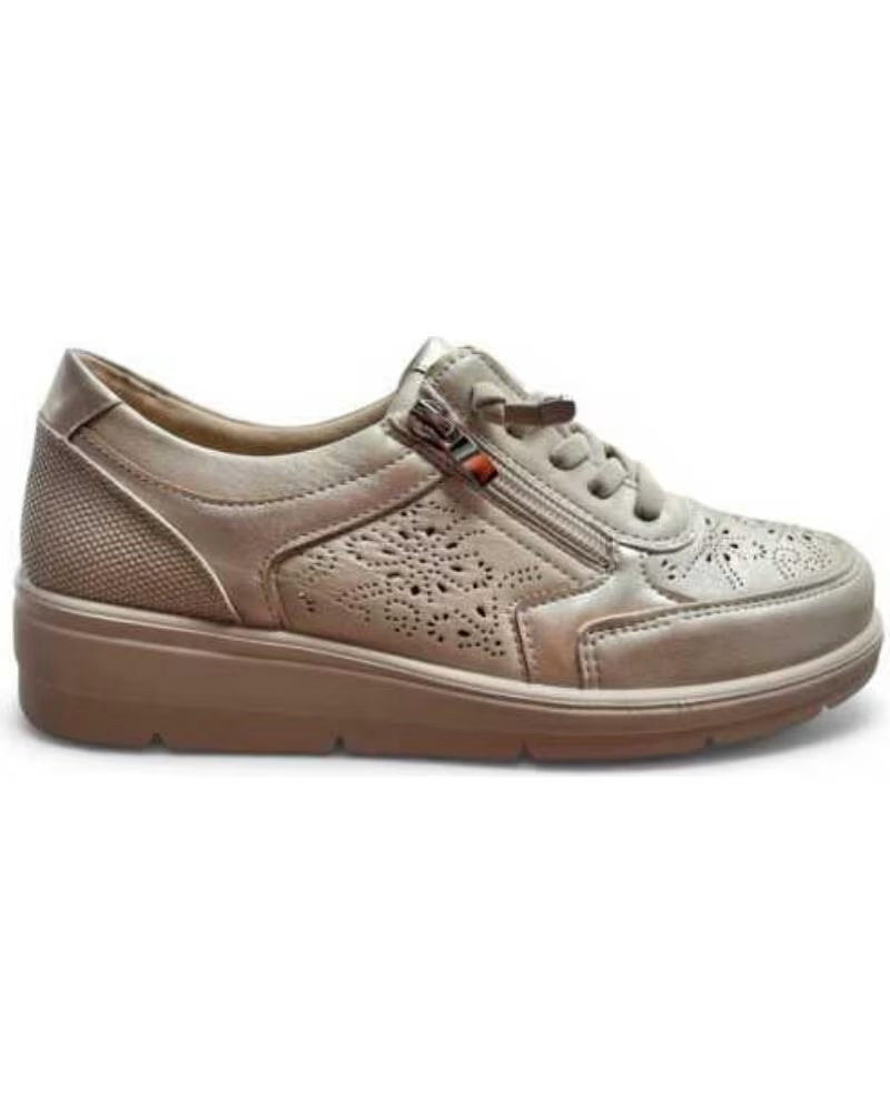 TIMBOS DAMEN SNEAKER MIT INNENGEWEBE PLATIN 132540 PLATINO