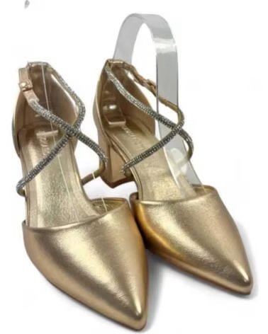 TIMBOS SANDÁLIA SALTO FESTA MULHER OURO 132732 ORO