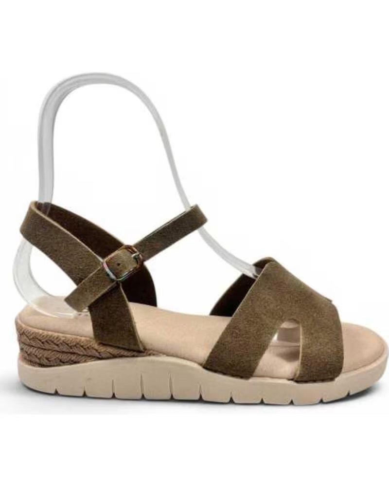TIMBOS SANDALIA CUNA COMODA DE MUJER KAKI 132700