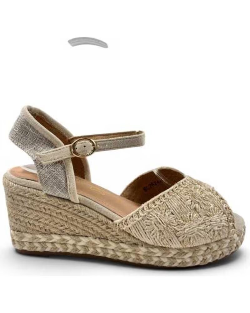 TIMBOS SANDALIA CUNA ESPARTO MUJER BEIGE 132714