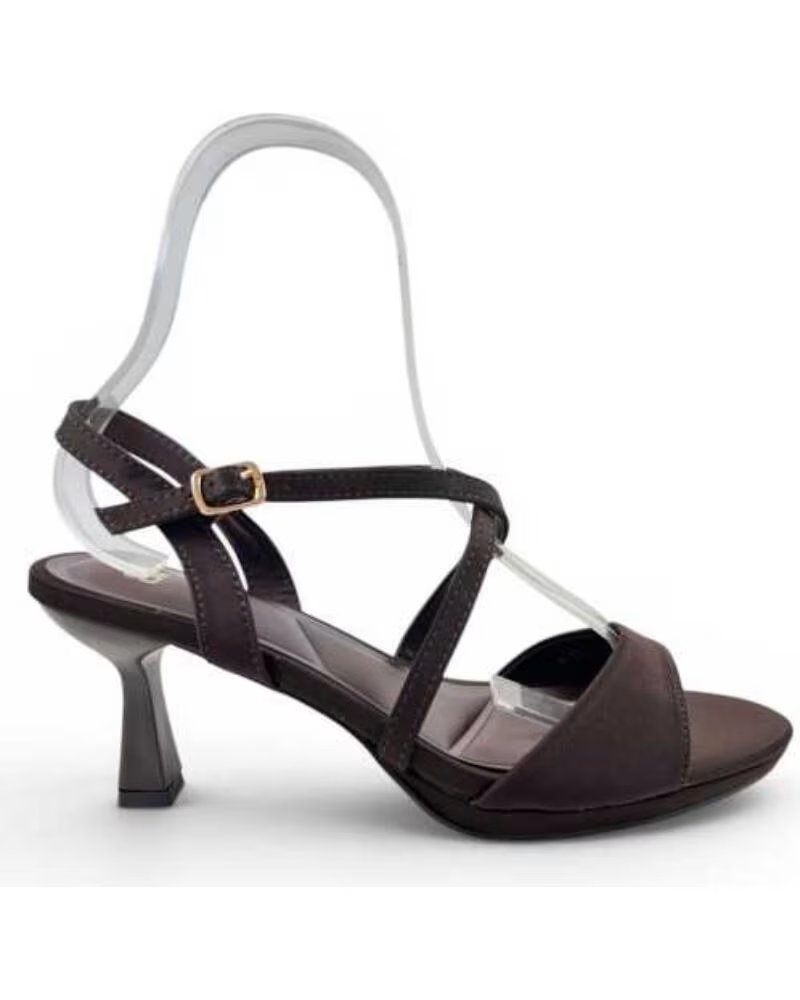 TIMBOS SANDÁLIA DE SALTO VESTIDO CAFÉ 132739 CAFE