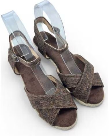 TIMBOS DAMEN ESPADRILLES KEILSANDALE BRAUN 132710 MARRON
