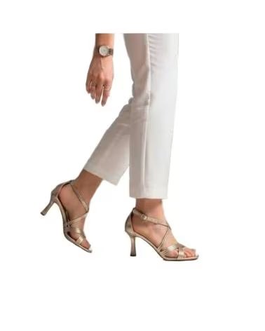 TIMBOS SANDALIAS DE TACÓN PARA FIESTA Y CEREMONIA 132723 ORO