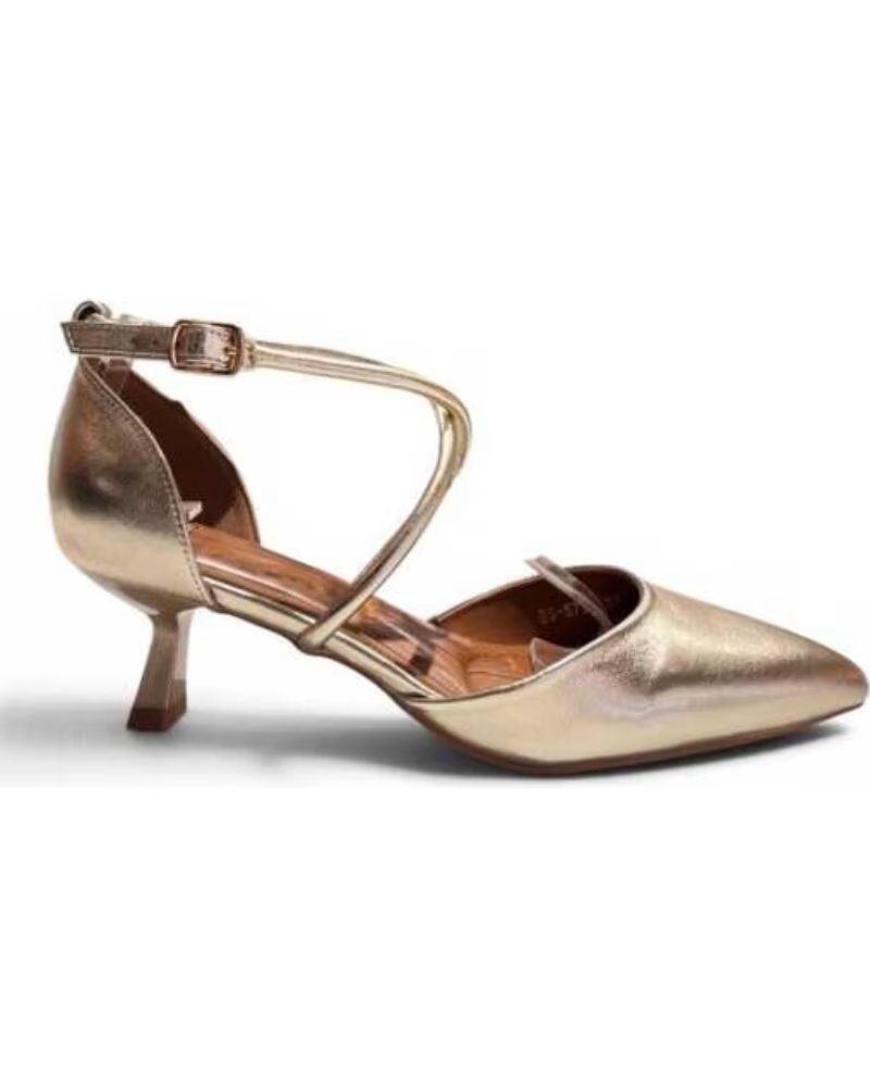 TIMBOS SANDALI CON TACCO DA FESTA E CERIMONIA 132727 ORO