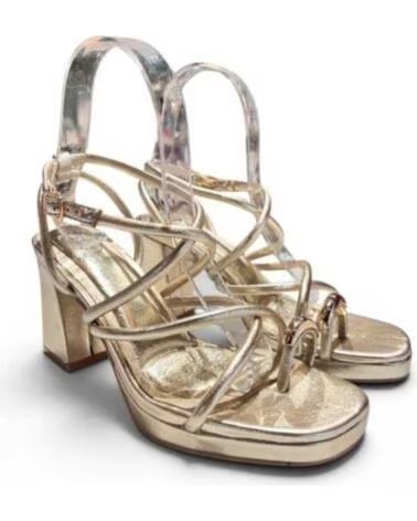 TIMBOS SANDALE TALON FETE FEMME OR 132749 ORO