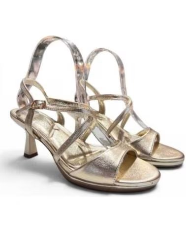 TIMBOS SANDALIA TACON FIESTA MUJER ORO 132738