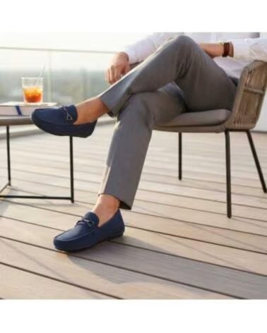 TIMBOS MOCASSINS CONFORTÁVEIS PARA HOMEM AZUL MARINHO 132854 MARINO