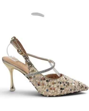TIMBOS SANDÁLIA SALTO FESTA MULHER OURO 132742 ORO