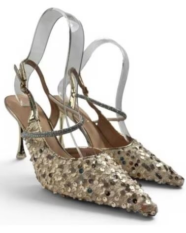 TIMBOS SANDÁLIA SALTO FESTA MULHER OURO 132742 ORO