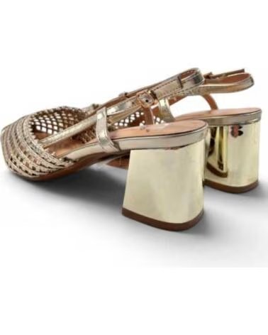TIMBOS SANDALIA TACÓN FIESTA MUJER 132755 ORO