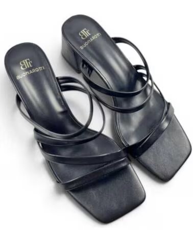 TIMBOS SANDALE HABILLÉE TALON 132762 NOIR NEGRO
