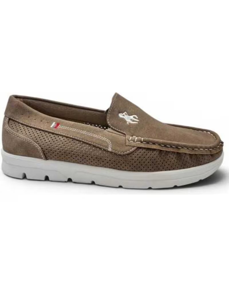 MOCASSIM CONFORTÁVEL PERFURADO PARA HOMEM KAKI 132859