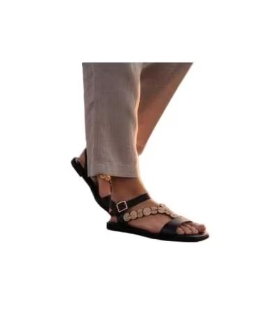 TIMBOS SANDALIA PLANA 132967 NEGRO